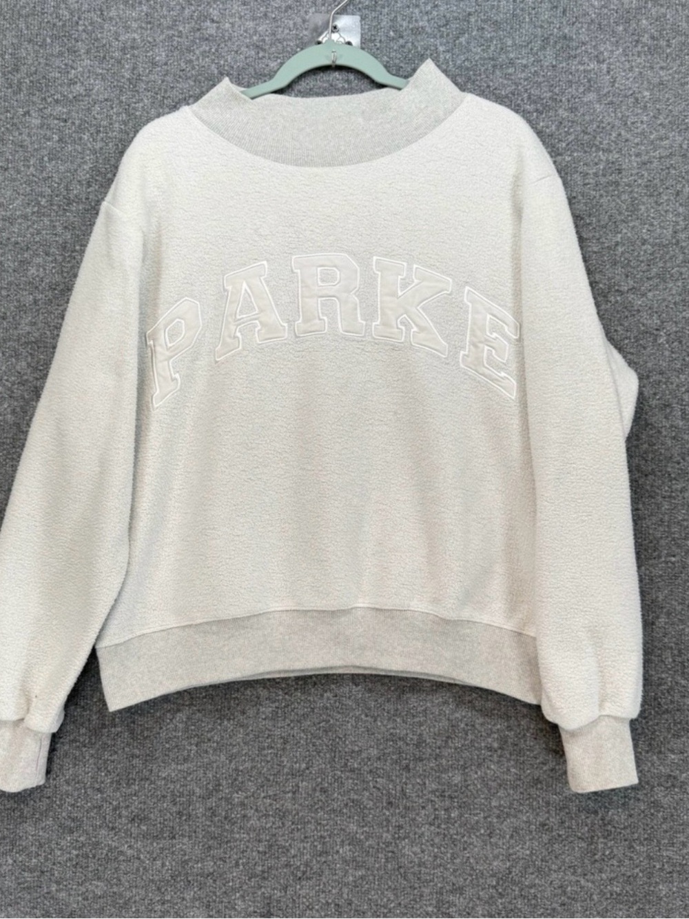 Parke inside out fleece style mockneck size L/XL